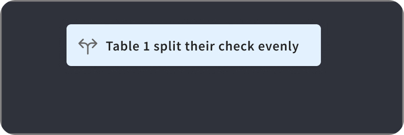 split notification