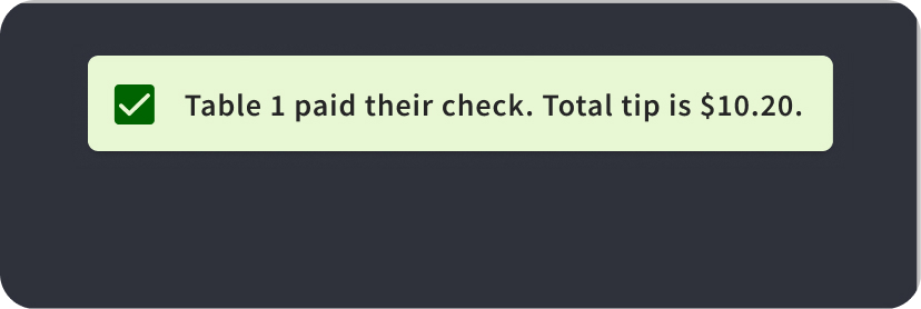 payment notification
